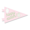 Pink Easter Pennant Flag