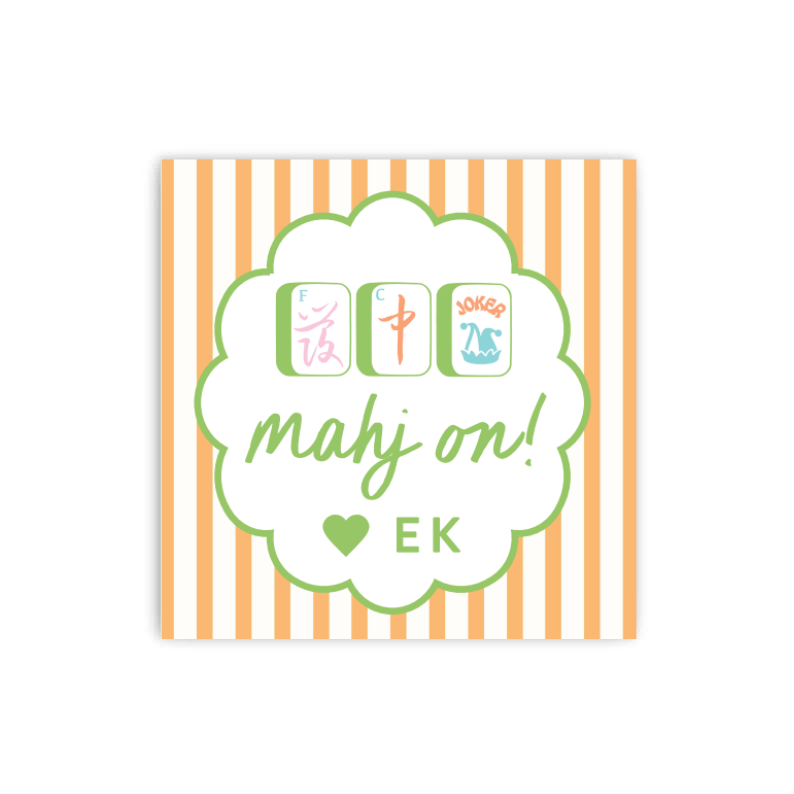 Mahjong Gift Tags / Stickers