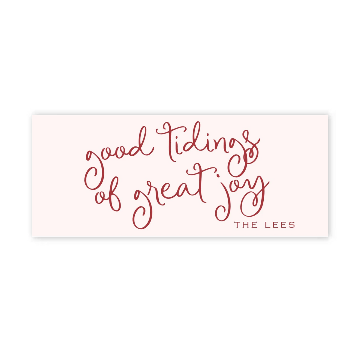 Whimsy Pink Christmas Gift Tags