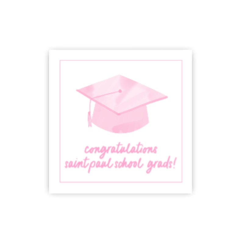 Pink Grad Gift Tags / Stickers