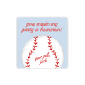 Baseball Party Gift Tags / Stickers