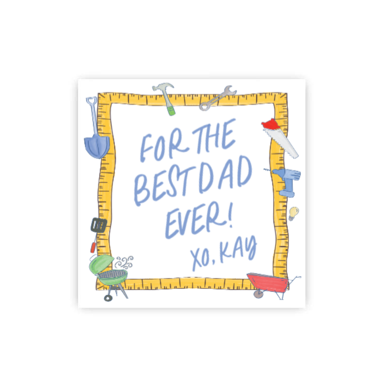 Dad Stuff Father\'s Day Gift Tags / Stickers