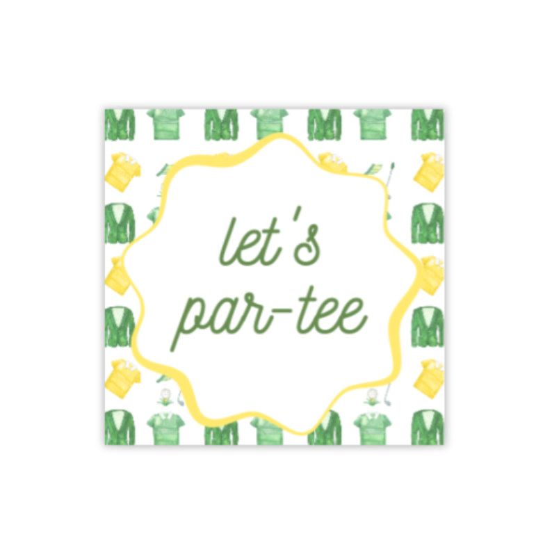 Masters Weekend Gift Tags / Stickers