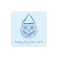 Blue Pumpkin Bucket Gift Tags / Stickers