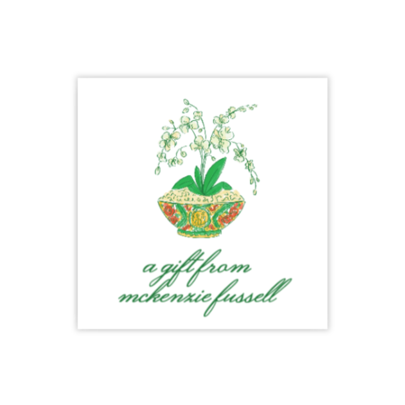 Rose Medallion Gift Tags / Stickers