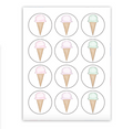 Pastel Ice Cream Cupcake Toppers