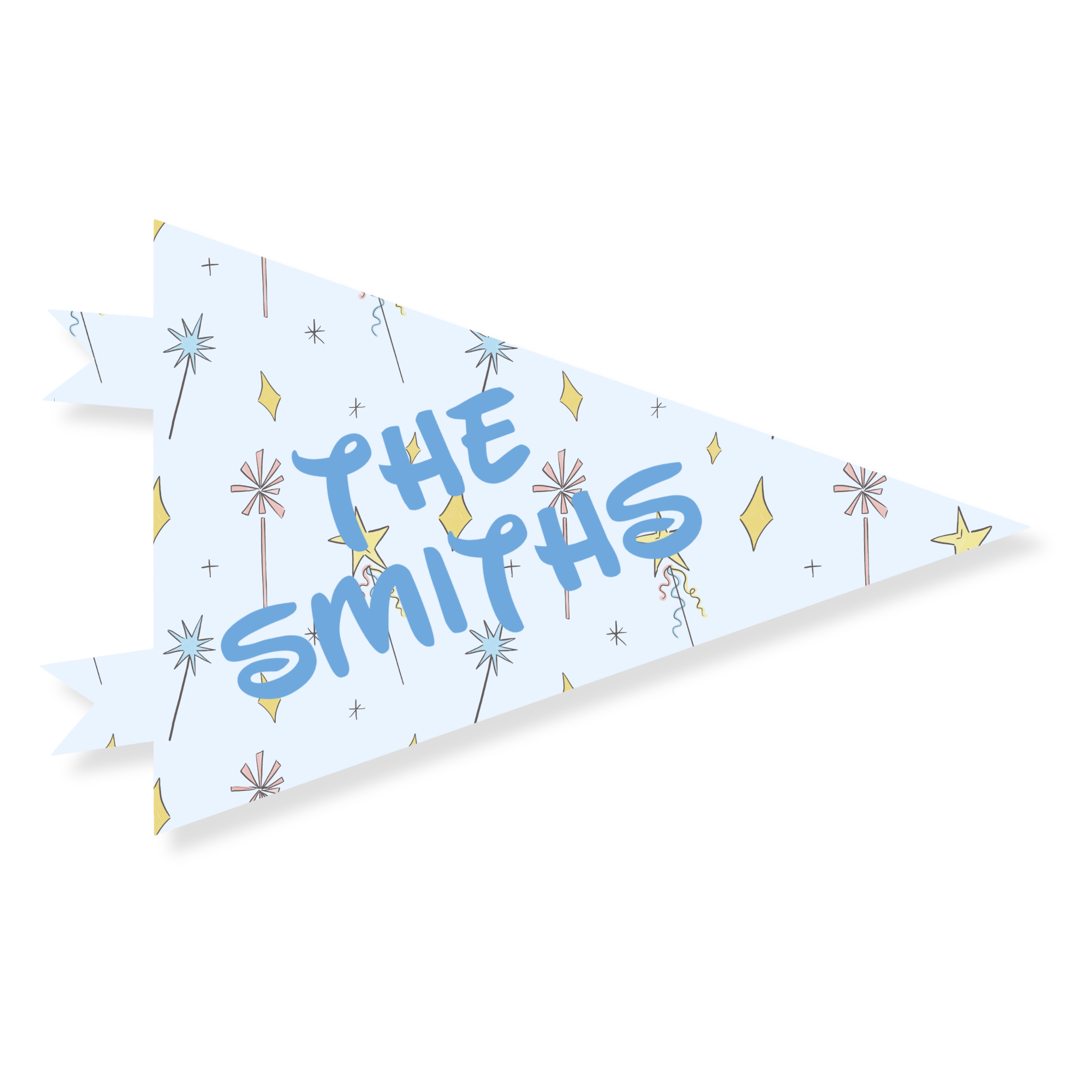 Magical Wand Stroller Pennant Flag