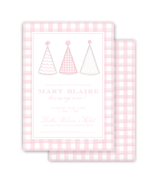 Classic Pink Party Invitation