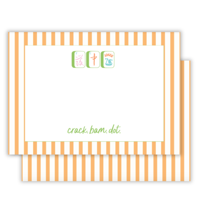 Mahjong Notecard