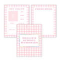 Pink School Memory Book