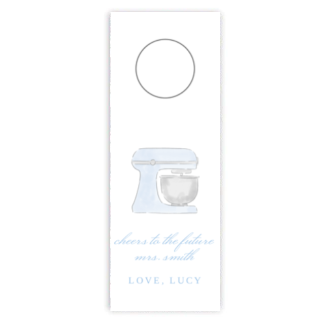 Kitchen Mixer Wine Tag