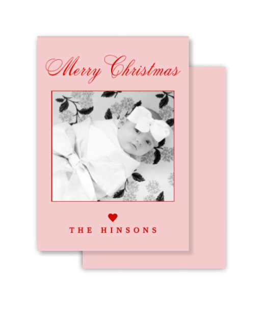 Red Classic Christmas Card