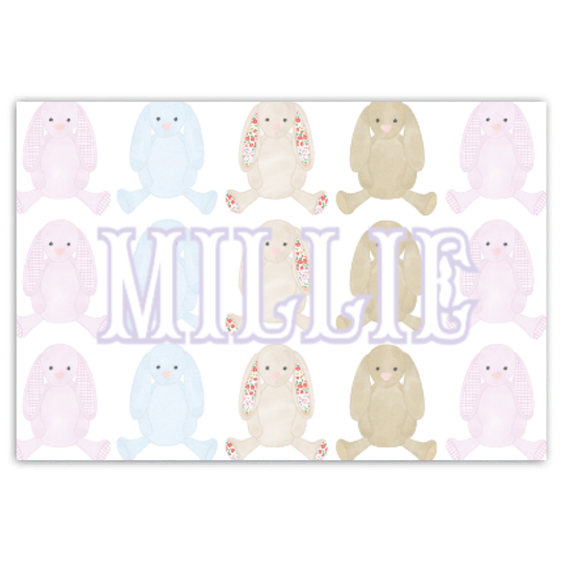 Stuffed Bunny Placemat