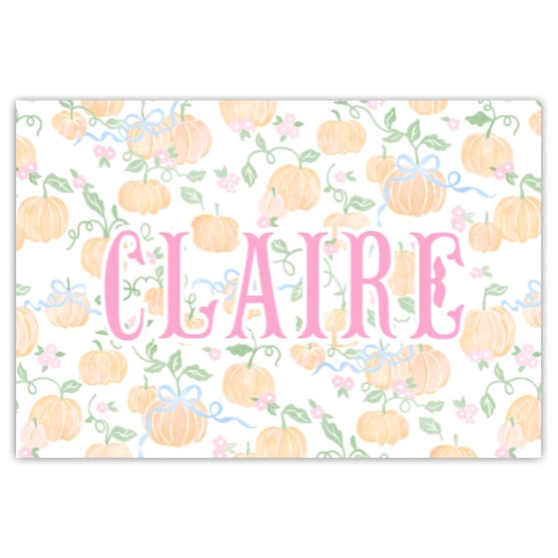 Pumpkin Patch Placemat