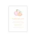 Pastel Pumpkin Invitation