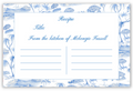 Palm Chinoiserie Recipe Card