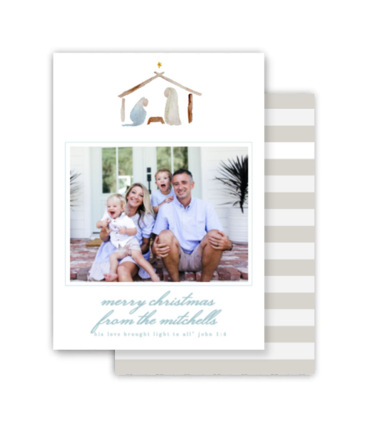 Nativity Christmas Card