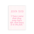 Pink Pastel Stripe Verse of The Week