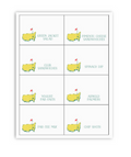 Masters Buffet Labels/Placecards