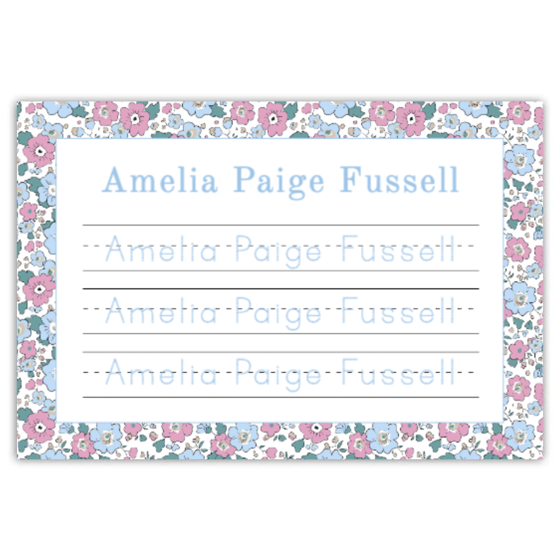 Ditsy Name Placemat