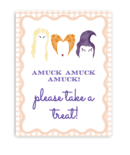 Hocus Pocus Party Sign