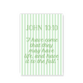 Green Pastel Stripe Verse of The Week