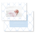 Blue Trellis Birth Announcement