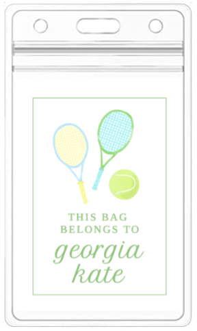 Tennis Bag Tag