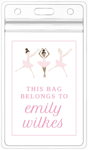 Ballet Bag Tag