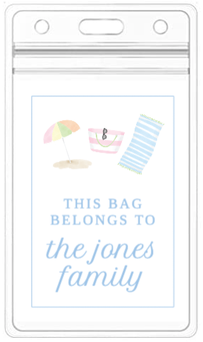 Beach Bag Tag
