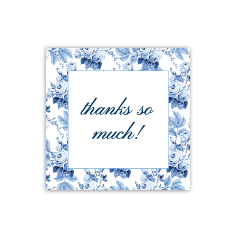 Blue Rose Gift Tags / Stickers