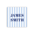 Blue Stripe Child's Card / Sticker