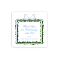 Blue Wreath Tag