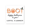 Boo Gingham Gift Tags / Stickers