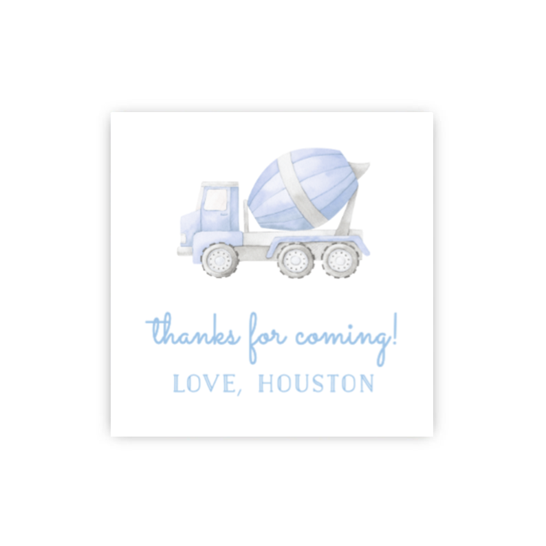 Truck Gift Tags / Stickers