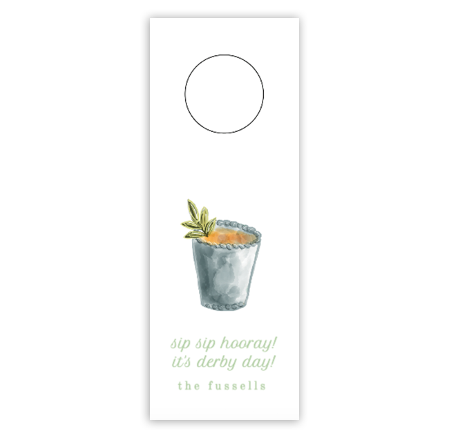 Derby Wine Tag