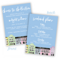 Charleston Bachelorette Invitation / Itinerary
