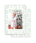 Pastel Floral Christmas Card
