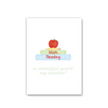 School Books Folded Card