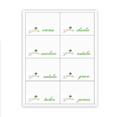 Floral Bunny Place Cards / Buffet Labels