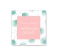 Palm Gift Tag