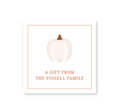 White Pumpkin Gift Tag