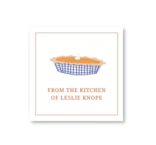 Pie Gift Tag