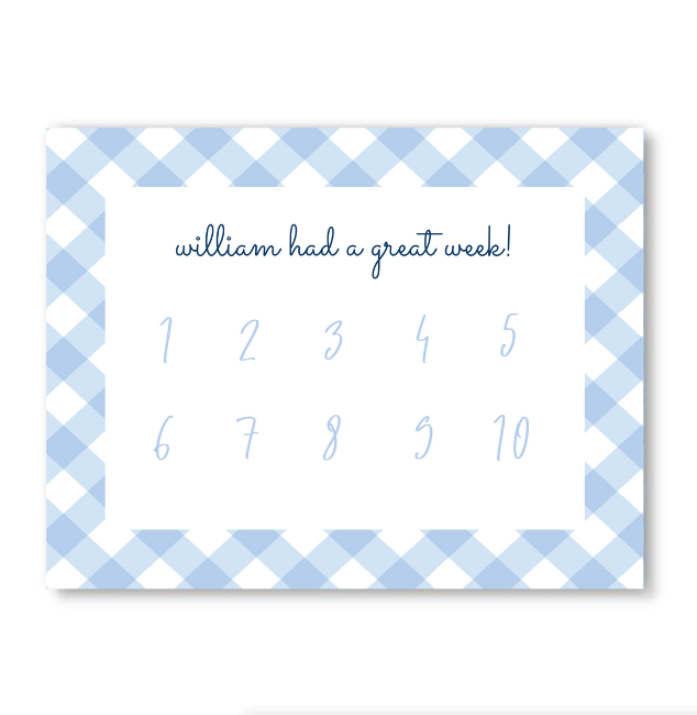 Blue Toddler Reward System