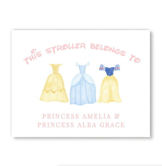 Princess Stroller Tag