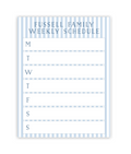Blue Pastel Stripe Weekly