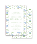 Hydrangea Invitation