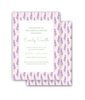 Lavender Invitation