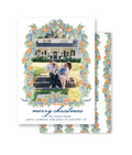 Orange Velvet Christmas Card