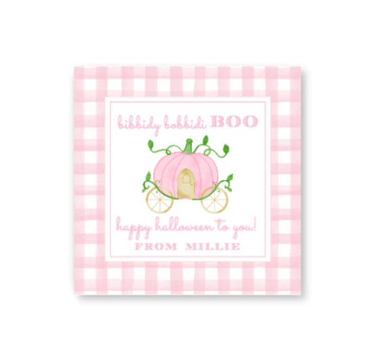 Cinderella Halloween Gift Tags / Stickers